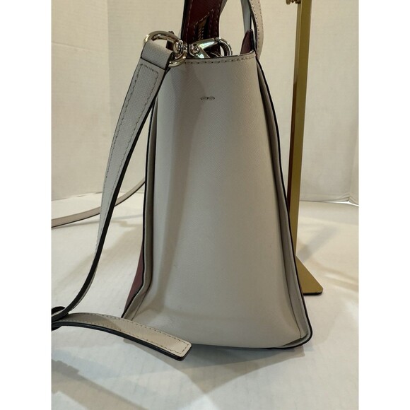 Kate Spade Cedar Street Hayden Satchel Crisp Linen/Merlot W/ Straps MSRP $278 - Picture 11 of 16